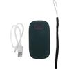 JEWEDECO Scaldamani Ricaricabile 2 in 1 Display Digitale, Riscaldamento Doppia Faccia, Capacità 10000 Mah, Lega di Alluminio e Abs, Portatile per Campeggio e Attività Outdoor
