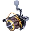 AOWINHIT Mulinello da Spinning Portatile 12+1 Cuscinetti Ruota da Pesca Ad Alta Precisione per Pescatori Costruzione Durevole in Lega di Alluminio (GA11000)