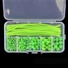 Tufgo 171pcs Luminoso Pesca Perline 4-8mm Glow Plastica Morbida Rotonda Tackle per Notte di Mare Profonda Acqua Sartiame