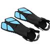 AOWINHIT Pinne da Immersione Regolabili Pinne da Nuoto TPR con Tacco Aperto per lo Snorkeling, Design Antiscivolo per un Nuoto Facile (MD)
