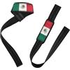 GuoChe Flag of Mexico - Polsiere imbottite in neoprene da 66 cm, per allenamento, palestra, powerlifting, bodybuilding