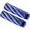 Generic Poggiapiedi Posteriore per Bicicletta Resistente con Design di Sicurezza Migliorato per Manovre Aggressive Lega di Alluminio 10x2,8 Cm Confezione da 2 (BLACK)