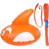 jojofuny Galleggiante Gonfiabile per Nuoto Doppia Camera d'Aria in PVC Arancione, Sicurezza Migliorata e Galleggiamento Potenziato per Sport Acquatici All'aperto e Drifting