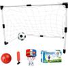 FmtwPhn Set da Calcio per Bambini Giocattoli Pieghevoli per Segnare di Football e