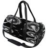 GuoChe Borsone sportivo rotondo leggero con tasca interna borsa da palestra per uomo donna borsone da viaggio sport palla palla dente di leone insetto bella libellula