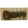 Sosoport Set di 4 Feeder Inline Method in Piombo 15/20/25/35g Stampi per Pesca con Carpfishing, Accessori per Pesca Efficaci e Resistenti