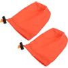 Toddmomy 2 Pezzi Organizer per Sacco a Pelo da Campeggio Chiusura a Coulisse, Isolamento Termico in Nylon e PE Alluminato, Portatile per Escursionismo e attività Outdoor Colore Casuale