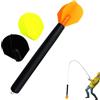 Gvblkq Durevole galleggiante da pesca, galleggiante per marcatori di pesci, in ABS, forte visibilità, per acqua salata, stagno, lago, fiume (set di 2), 20 x 1,8 cm