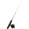 Drawup Canna da pesca telescopica compatta da 51 cm, leggera, con mulinello, per pesca alla carpa d'acqua dolce e grossa