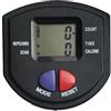 Risveglio Contatore LCD nero con display stepper e cyclette, monitor digitale per fitness, monitoraggio tempo, velocità, distanza, calorie