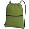YYHHAOFA Solido verde scuro stampe coulisse cerniera zaino - leggero impermeabile palestra borsone con tasca per viaggi sport yoga