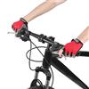 Bediffer Guanti Mezze Antiscivolo per Allenamento Sportivo, Traspiranti, Ciclismo, Arrampicata - Ideali per Esercizi All'aperto, Leggeri e Confortevoli in Rosso Grigio - 1 Paio (#1)