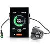 BAFANG DP C18 Display for 8fun Motor Kits - Eleva la Tua Ciclismo, Semplice Intelligente Computer per Motore BBS02B BBS01B HD, Display LCD E-bike con Protocollo UART - Spina Femmina 5 PIN