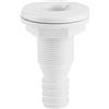 Baxnore Aeratore per Tubo Flessibile per Pompa di sentina passascafo in plastica Marina da 1 Pollice, Raccordo per carichi Pesanti per Barche, Yacht, 2,4x3,7 Pollici, Bianco