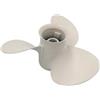 ZCDYGHU Elica 9 7/8 x 10 1/2 664-45945-00-EL per fuoribordo Yamaha 20-30HP Lega di Alluminio Bianco 3 Pale Dente scanalato Rotazione R