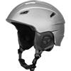 FUNWICT Casco da sci per uomo e donna, regolabile, con 12 aperture di ventilazione, fodera interna rimovibile e cuscinetti auricolari, casco da snowboard leggero per sport invernali (argento, L: 59-61