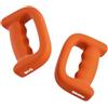 KIOALXZ Boxe con manubri, Camminata con Ombra, Allenamento MMA Offre vantaggi Unici per l'allenamento della Forza e Il Fitness aerobico. Piccolo Manubrio per, Arancia, 13x8.5x3.3 cm