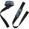 GuoChe Starry Night Black Labrador stampa artistica stravagante post-impressionista cane polsiere e cinghie di sollevamento 66 cm Power Workouts stacchi cinghie da polso per allenamento, palestra