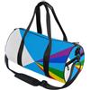 GuoChe Borsone sportivo rotondo leggero con tasca interna borsa da palestra per uomo donna borsone per viaggi sport dispersione leggera bandiera della pace