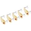 Generic VIB Esca da Pesca Dura 5 Pezzi Esca a Lama con Occhi 3D Ganci Affilati per Fiumi Laghi Mari (15 g)