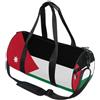GuoChe Borsone sportivo rotondo leggero con tasca interna borsa da palestra per uomo donna borsone per viaggi sport bandiera della Giordania
