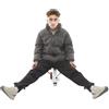 ravixia Divaricatore per gambe per allenamento spagat, Leg Split Equipment in lega e schiuma, allungatore per gambe con angolo regolabile da 0 a 180° e capacità di carico di 150 kg, per yoga, danza e fitness