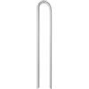 Ziaphsol 6 picchetti per tenda a forma di U, 30 cm, diametro 7 mm, in acciaio zincato, per campeggio, escursionismo, telone, parasole, protezione dal vento e fissaggio stabile su terreni rocciosi