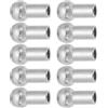 Drawup 10 terminali a sfera per cavi in acciaio per fitness, 5 mm, 6 mm, accessori per macchine da palestra, sistema di ricambio per puleggia Lat Pulldown (8 x 3,5 x 13 mm)