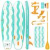 HUIIKE Tavola SUP Gonfiabile per Bambini da 8'7 con Accessori Inclusi, Pagaia, Pompa, Pinne, Leash e Zaino. Stand Up Paddle Board con Grande Stabilità e Resistenza. Supporta fino a 80 kg