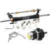 ZCDYGHU Sistema Marino del Kit di sterzo Idraulico fuoribordo con Pompa timone a Cilindro per Motori Fino a 90 HP Tubi da 20 Piedi