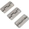 EffiFish 3 cerniere di ricambio in acciaio inox per cassetta del ghiaccio igloo da 25-165 litri, kit di riparazione resistente, finitura argento
