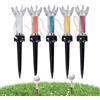 Générique Magnetische Golf‑Tees - ABS‑Material, 79 mm / 90 mm Länge, 5 Stück pro