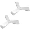 Accarugty Cinghie elastiche per pinne in silicone, regolabili, per nuoto, immersioni, snorkeling, fissaggio triangolare, anello di fissaggio antiscivolo, accessori leggeri e morbidi per attrezzatura