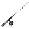 FortunateSweet Canna da pesca, 57 cm, telescopica, portatile, serie C/F, ad alta potenza, 100 g-500 g, con mulinello e lenza liscia, per viaggi e campeggio all'aperto (C57 canna da pesca+mulinello)