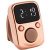 Generic Contatore a clicker - Contatore digitale impermeabile per dita, portatile, con design elettronico in ABS, dispositivo di conteggio accurato per eventi sportivi, scuola, allenamento e attività di