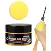 Generic Cera lucidante per canna da pesca, a lunga durata, anti-attrito, 50 ml, con spugna, crema per la cura delle canne, per attrezzatura da pesca in mare e roccia, negozio, casa, garage, barca