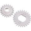 Tufgo Kit di trasmissione a doppio ingranaggio per mulinello da pesca, compatibile con modelli DMK Air C9 Air HISTAR in materiale plastico
