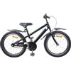 Ziaphsol Bicicletta per bambini da 18 pollici, per bambini da 5 a 7 anni, colore nero, telaio in acciaio con forcella, freno e parafango, 1 marcia, per città, tempo libero e viaggi all'aperto