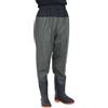 Ordellia Salopette in vita con stivali, verde scuro, taglia 43, poliestere rivestito in PVC, 0,48 mm, impermeabile, per pesca, caccia, agricoltura, abbigliamento antipioggia e protezione all'aperto