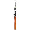 Tufgo Canna da pesca telescopica ML Power ripiegata, 43 cm, estesa da 1,6 m a 2,4 m, struttura in fibra di carbonio, manico in EVA, guide verticali di precisione del getto (B- 1,8 m)