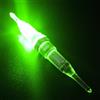 Drawup Esca da pesca leggera a LED, 73,5 mm, impermeabile, con 4 colori, per spigola, trota, luccio, pesce persico, mare d'acqua dolce (verde)