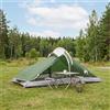 Ziaphsol Tenda da trekking per 4 persone, in poliestere 185T con rivestimento in PU, impermeabile e resistente ai raggi UV, tenda a cupola per campeggio, escursionismo, zaino, festival, dimensioni