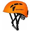 Wswqop Casco Protettivo da Arrampicata con Regolazione Precisa di Ventilazione Materiale Durevole per Alpinismo Trail Rappeling Soccorso Confortevole Adatto per Avventure Outdoor E Lavoro, Arancione