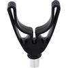 Tufgo Supporto per canna da pesca a forma di U, per carpa, antiscivolo, in acciaio inox, 65 mm