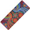 WDdZzyy Cinese Tradizionale Doppio Phoenix Peonia stampato yoga mat pieghevole Spessore 1 mm per la casa antiscivolo, con tappetino da yoga nastro di stoccaggio para ejercicio 180,3 x 66 cm