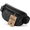 Powerly Pro Gear Marsupio unisex con protezione RFID, antifurto, impermeabile, tracolla regolabile da 44,5 a 79,5 cm, 2 modalità di trasporto, per viaggi, sport, festival, attività all'aperto