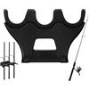 Generisch Supporto per canna da pesca, 3 fessure, multifunzione, magnetico, portatile, morbido, per vacanze, compleanno, auto, camion, SUV, interno, porta, parete, garage