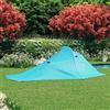 Ziaphsol Tenda da campeggio blu, 317 x 240 x 100 cm, in tessuto tessuto, leggera tenda da escursionismo con finestra a rete, pieghevole, compatta, ventilazione, zanzariera, dimensioni da ripiegare per