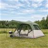 Ziaphsol Tenda familiare verde in poliestere e acciaio, 305 x 275 x 190 cm, pieghevole, con apertura dell'aria e chiusura rapida, per campeggio, escursionismo, trekking, outdoor, festival