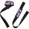 GuoChe Bandiera degli Stati Uniti Virginia Cinghie di sollevamento 66 cm Power Workouts Heavy Duty Polso Allenamento Cinghie per sollevamento pesi, bodybuilding, powerlifting, allenamento della forza